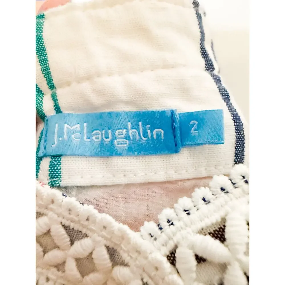 J. McLaughlin Hestia Linen Dress Size 2 - Picture 2 of 4